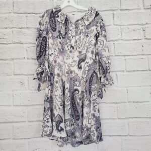 Free People Floral ruffle dress